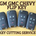 GM GMC CHEVY BUICK FLIP KEY KEYLESS REMOTE TRANSMITTER KEY CUTTING SERVICE