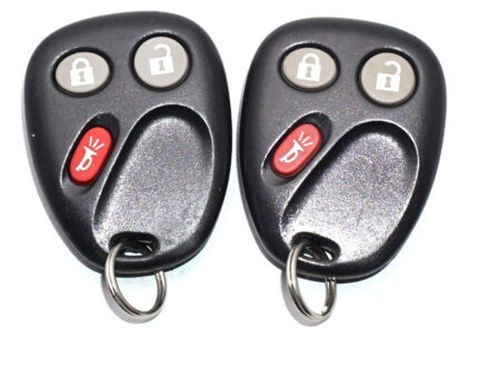 OEM MATCHED PAIR GM GMC CHEVY KEYLESS ENTRY REMOTE FOBS LHJ011 15132197 15132198