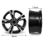 18'' Wheel Machined Black Rim for Nissan Sentra SR 2020-2022 OEM Quality Wheel
