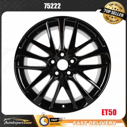 New 19" Gloss Black Alloy Wheel Rim for Toyota Camry 75222 XSE 2021-2024 ET50