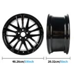 New 19" Gloss Black Alloy Wheel Rim for Toyota Camry 75222 XSE 2021-2024 ET50