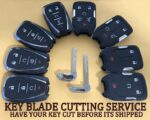 GM GMC CHEVY SMART PROXIMITY KEYLESS REMOTE FOB INSERT BLADE CUTTING SERVICE