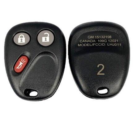 OEM GM Keyless Entry Remote Key Fob 3 Button Memory # 2 OEM GM - LHJ011