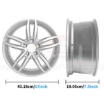 17" x 7.5" Alloy Wheel Rim 2012 2013 2014 for Mercedes Benz C250 C300 C350