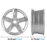 New 17" Replacement Alloy Wheel Rim for 2012-2015 VW Volkswagen Passat - 69928