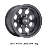 Wheel Classic III 15x8 Inch Cast Alloy Construction 5x4.50 Clear Coated Satin