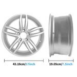New 17" x 7.5" Alloy Wheel Rim 2012 2013 2014 for Mercedes Benz C250 C300 C350