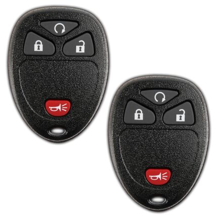 2 New Replacement Remote Start Keyless Entry Key Fob Control for 15913421