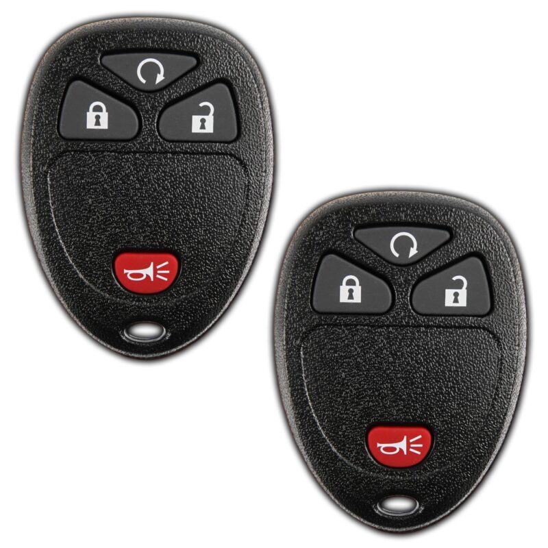 2 New Replacement Remote Start Keyless Entry Key Fob Control for 15913421
