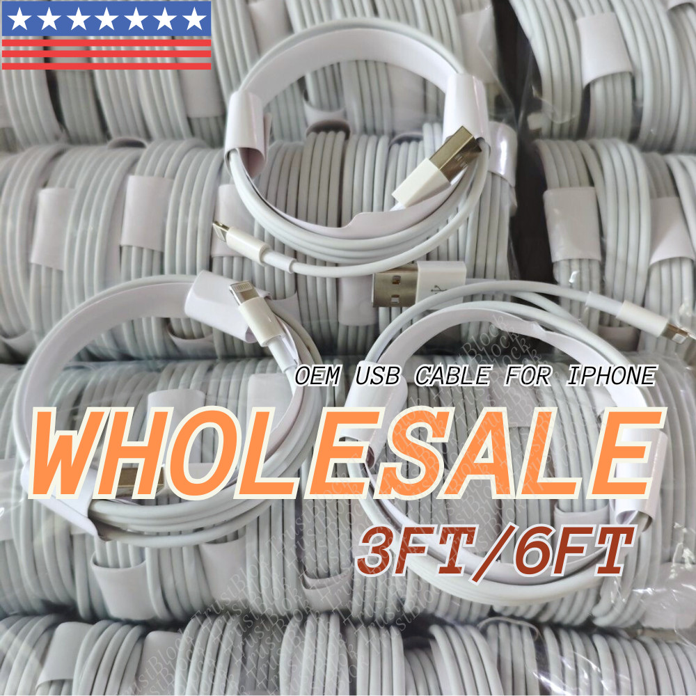 s-l1600.jpg 6FT/3Ft USB Fast Charger LOT Charging Cable Cord For iPhone 14 13 12 11 8 7 6 SE
