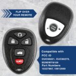 New Remote Start Keyless Entry Key Fob Clicker Control for OUC60270 15912860
