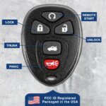 New Remote Start Keyless Entry Key Fob Clicker Control for OUC60270 15912860