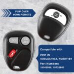 New Replacement Keyless Entry Remote Key Fob Transmitter Clicker for 15732803