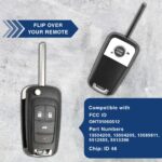 New Replacement Keyless Entry Car Remote Flip Key Fob Control for OHT01060512