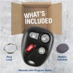New Replacement Keyless Entry Remote Key Fob Clicker Transmitter for 15752330