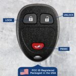 New Replacement Keyless Entry Remote Key Fob Clicker Transmitter for 15777636