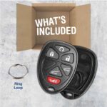 New Replacement Keyless Entry Remote Key Fob Shell Case & Pad Fix for 15913427