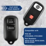Replacement for HYQ12BBX Keyless Entry Remote Car Key Fob Control 2b