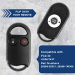 Replacement for 2000 Nissan Xterra Key Fob Keyless Entry Car Remote