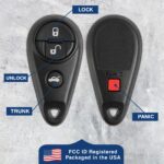 New Replacement Keyless Entry Remote Car Key Fob for Subaru CWTWB1U819