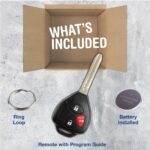 New Uncut Replacement Ignition Key Fob Keyless Entry Car Remote for MOZB41TG