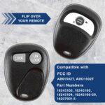 Replacement Keyless Remote Key Fob 2b for 1997 1998 1999 2000 Chevy Silverado