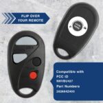 Keyless Remote Car Key Fob for 2000 2001 Nissan Maxima Infiniti I30 NHVWBU43