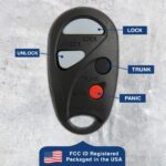 Keyless Remote Car Key Fob for 2000 2001 Nissan Maxima Infiniti I30 NHVWBU43