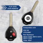 Replacement for Toyota Rav4 2006 2007 2008 2009 2010 Keyless Entry Car Remote