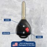 Replacement for Toyota Rav4 2006 2007 2008 2009 2010 Keyless Entry Car Remote