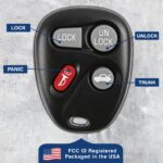 New Replacement Keyless Entry Remote Key Fob Clicker Control Beeper for 10246215