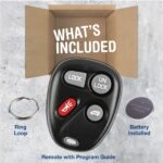 Replacement for Pontiac Montana - 1999 2000 2001 Keyless Entry Car Fob Remote