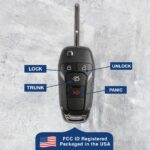 For 2013 2014 2015 2016 Ford Fusion Keyless Entry Car Remote Flip Key Fob
