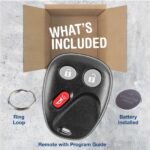 Replacement for Chevrolet Trailblazer - 2002 2003 2004 2005 Keyless Entry Remote